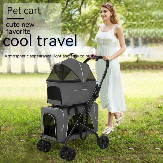 Dog & Cat  Lightweight Folding Trolley