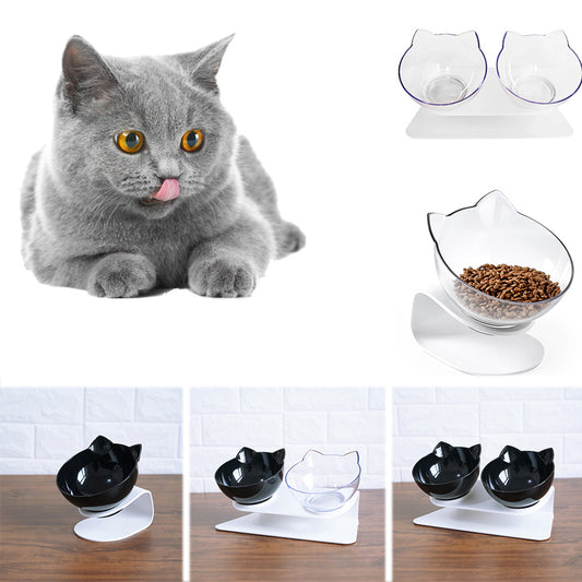 Cat Food Bowl Protects Cervical Vertebra